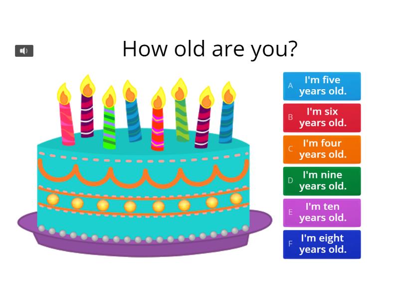 HOW OLD ARE YOU QUIZ - Cuestionario