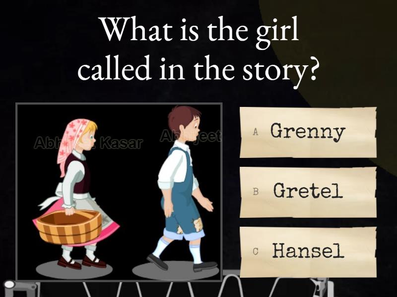 Hansel And Gretel Comprehension Quiz - Test