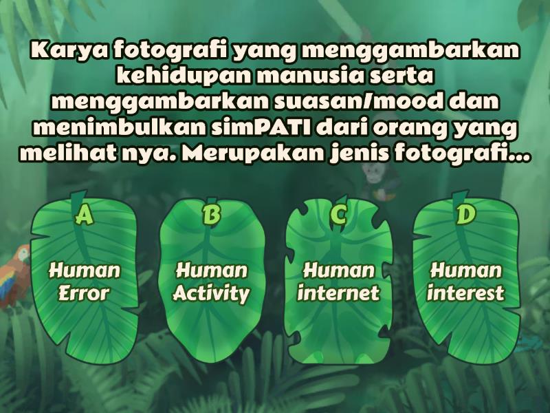 Soal Pilihan Ganda Materi Fotografi - Kuis