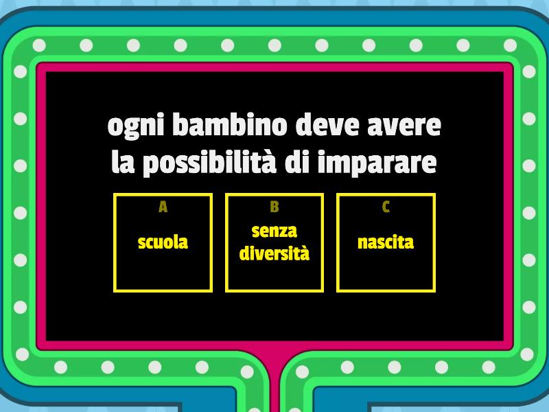 Quiz Sulla Costituzione - Gameshow Quiz