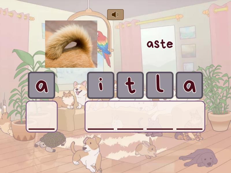 BI1 Unit 6 - vocabulary with sound - Anagram