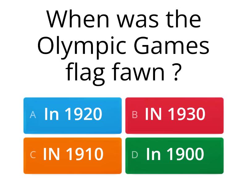 Olympic Games - Quiz