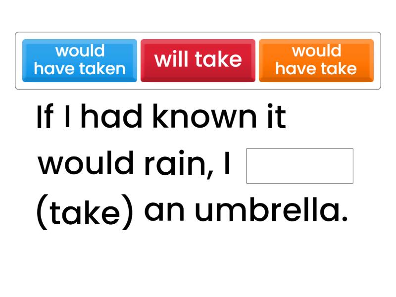 Conditional Sentence Type III - Complete the sentence