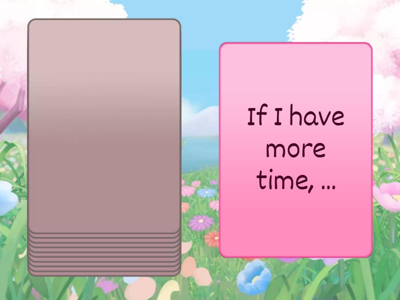 First conditional - Speaking cards