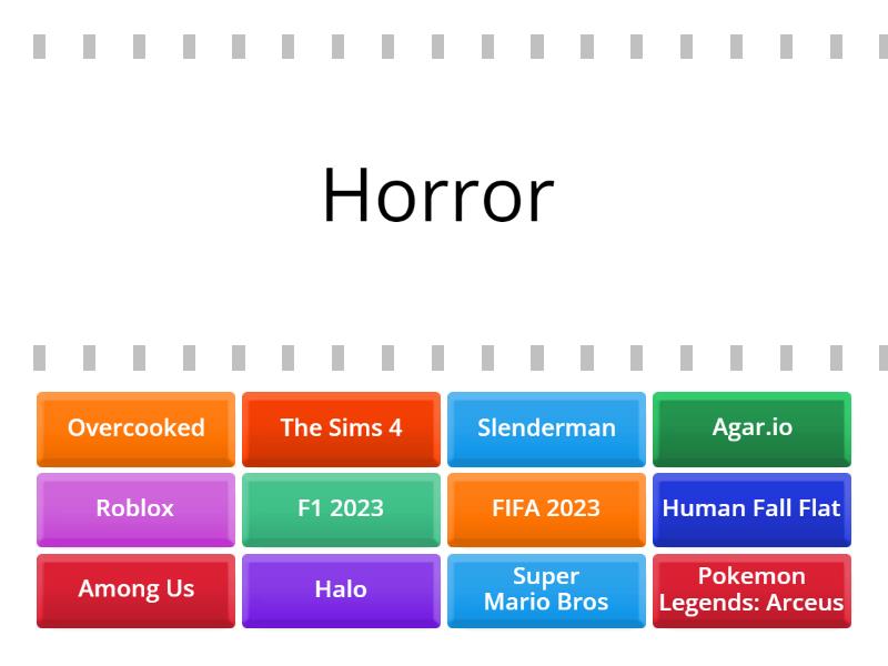 Game Genre Match Up - Find the match