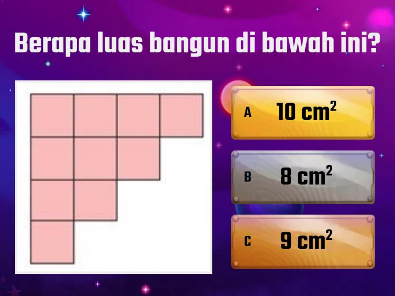MENGHITUNG LUAS PERSEGI SATUAN - Kuis