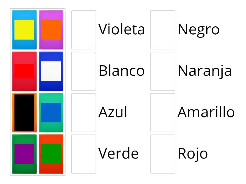 Colores - Match up