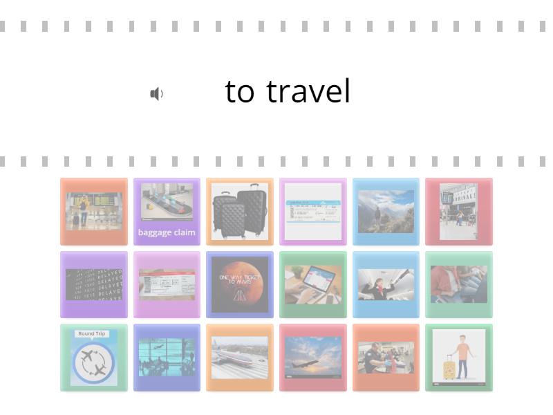 Airport Vocabulary LH A2 - Find the match