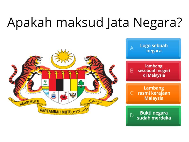 Kenali Jata Negara - Sejarah Tahun 5 - Quiz