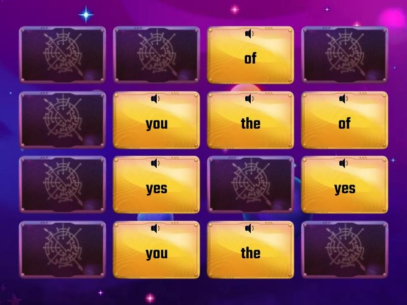 Flyleaf Lesson 13 High Frequency Words Matching pairs