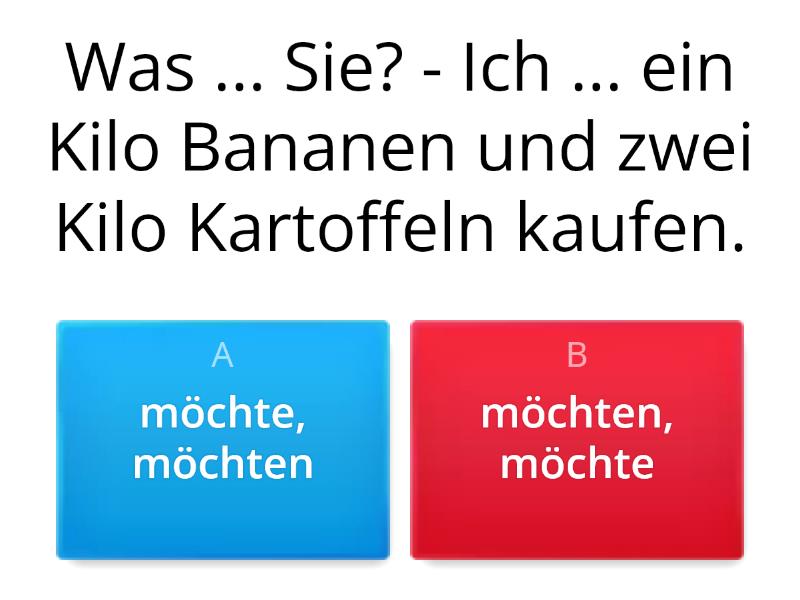 Im Supermarkt - Quiz