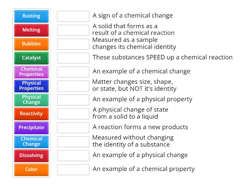 physical-and-chemical-changes-match-up
