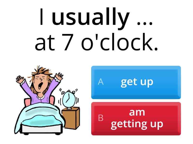 Spotlight 4 Module 4_Present Simple and Present Continuous - Quiz