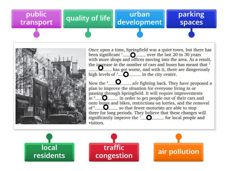 Complete the text using the collocations from Activity A. - Diagrama ...