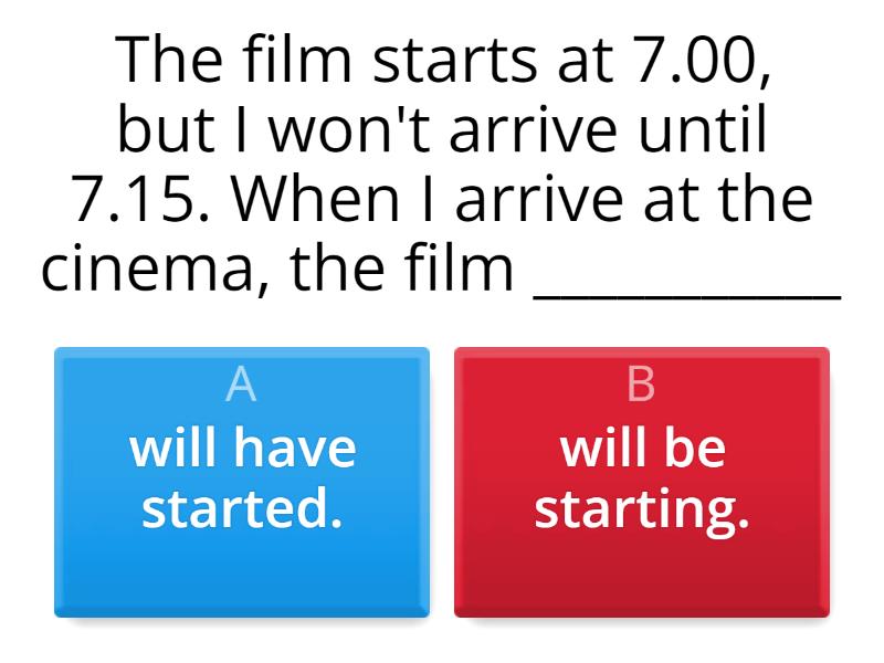 Future tenses quiz