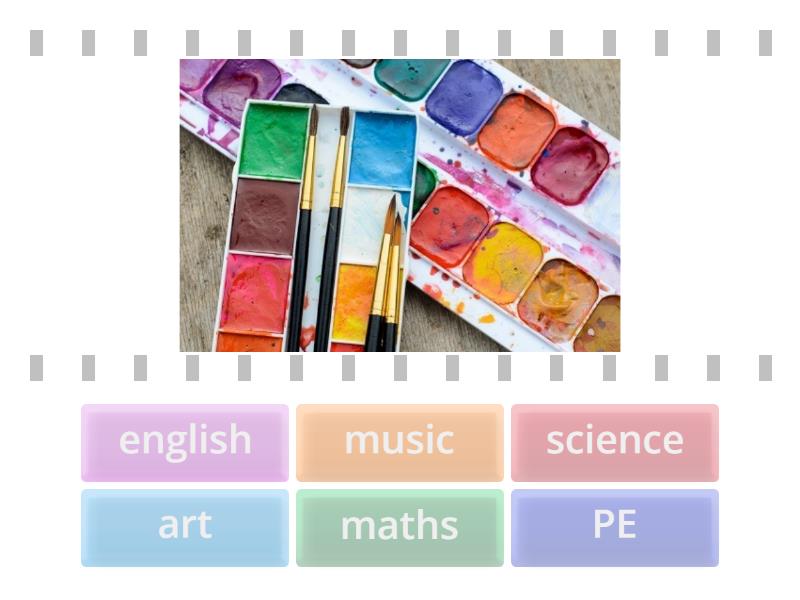 FF 2 UNIT 5 school subjects - Find the match