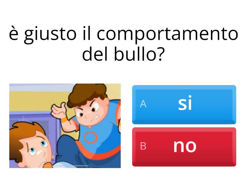 No Al Bullismo Quiz