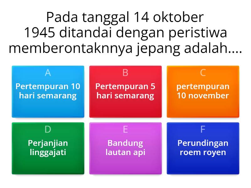 KUIS PERJUANGAN FISIK - Quiz