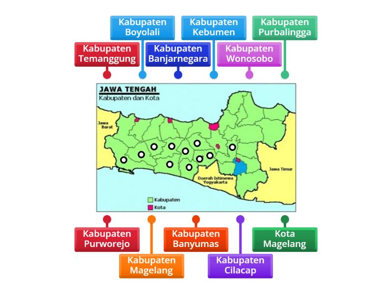 Peta Buta Jawa Tengah_2 - Labelled diagram