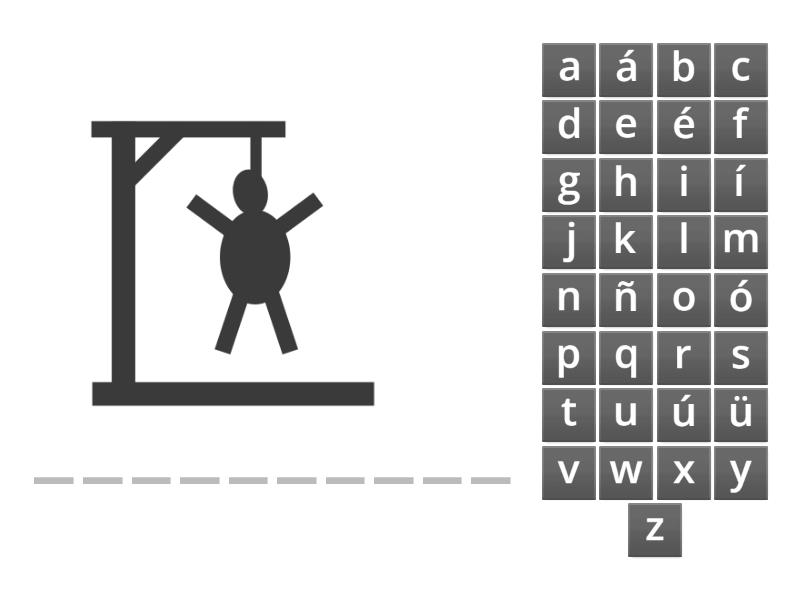 partes da casa em espanhol - Hangman