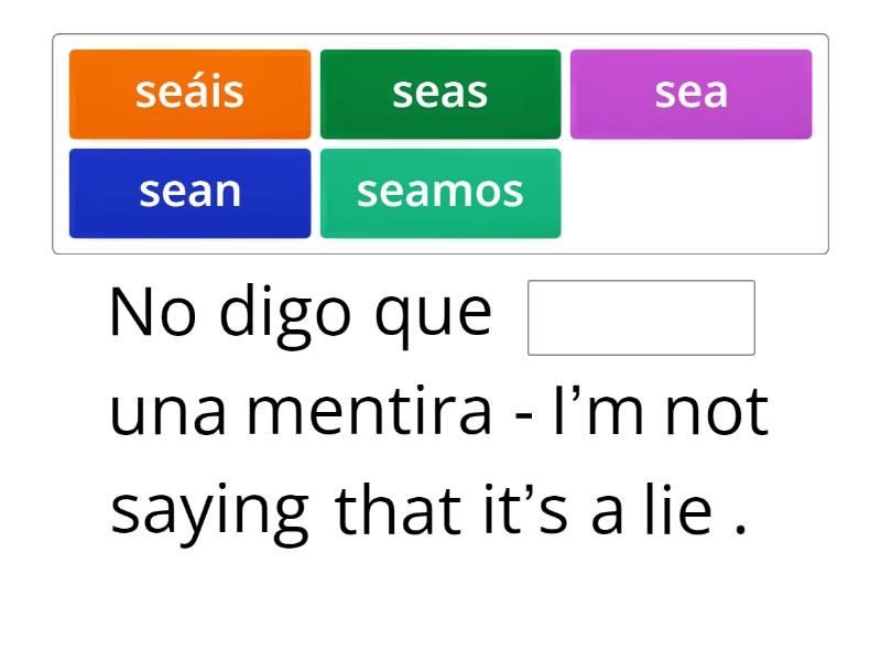 Present Subjunctive Formation Regular and Irregular Verbs Complete