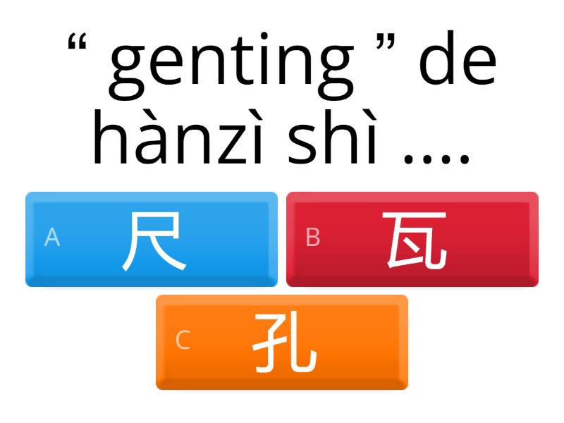 Hanzi 4 guratan Brnds P3 (II) - Quiz
