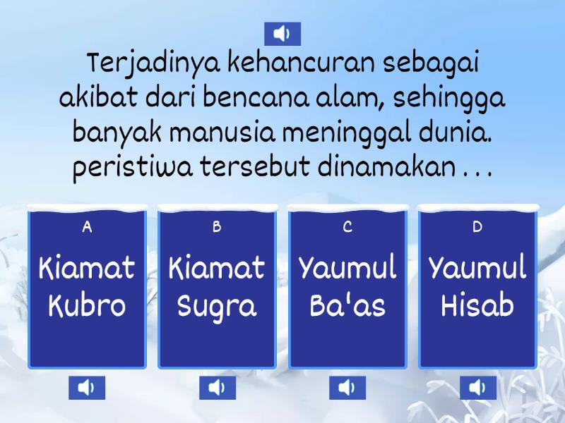 Iman Kepada Hari Akhir - Quiz