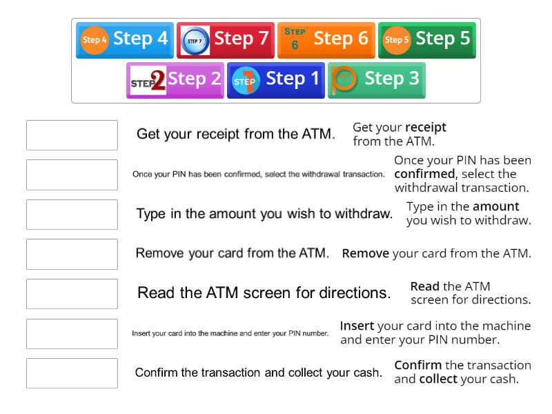 How to Withdraw Money from an ATM - Une las parejas