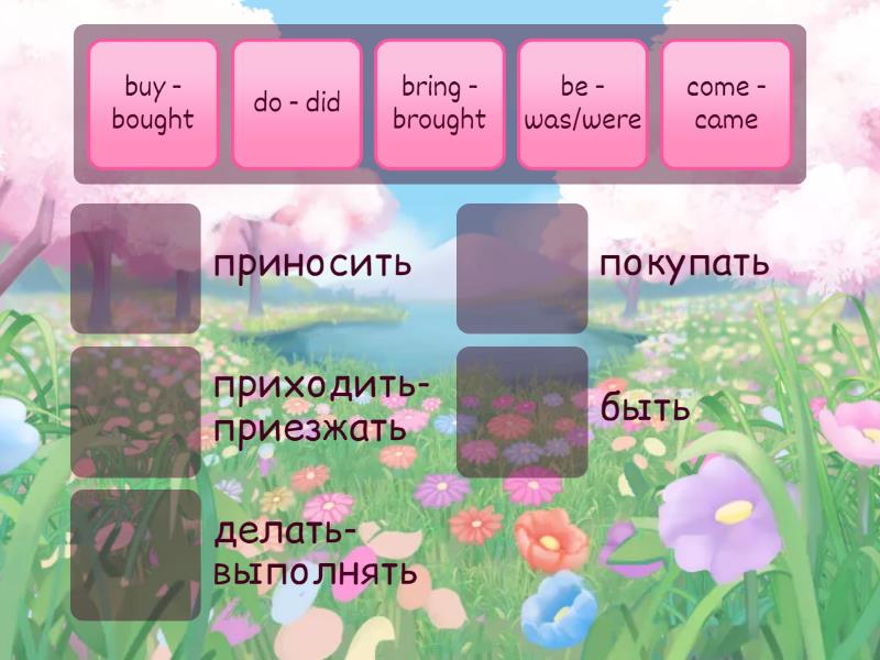 IRREGULAR VERBS (GLEB) 1-5 - Match up
