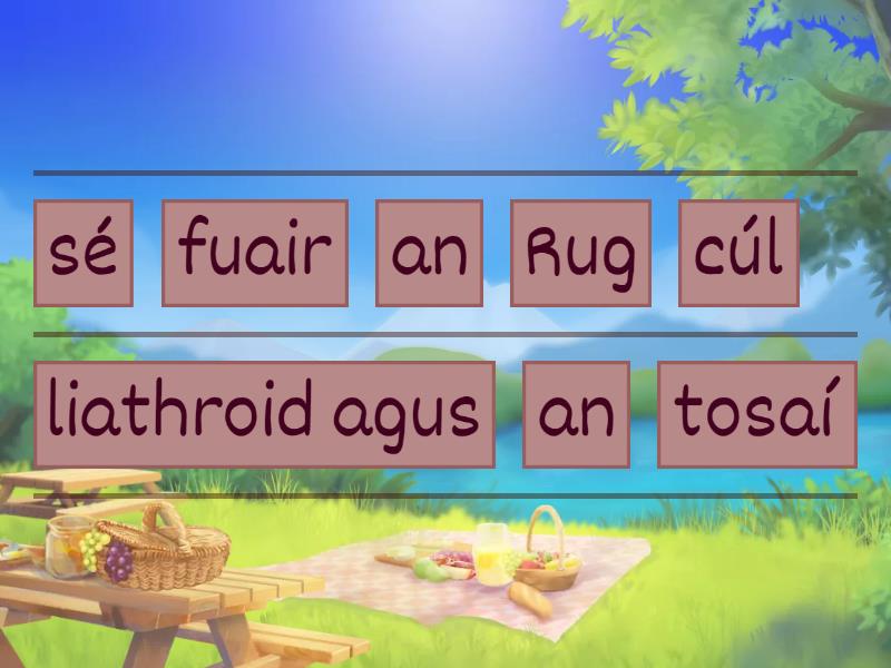 Gaeilge Abairtí - Unjumble