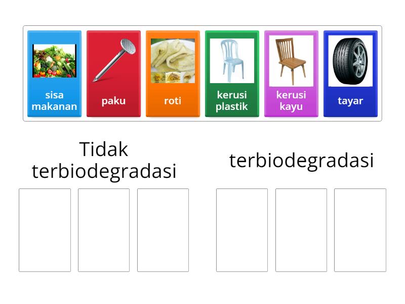 Terbiodegradasi Dan Tidak Terbiodegradasi - Group Sort