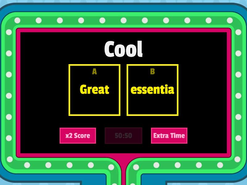 Real talk unit 7 - Gameshow quiz