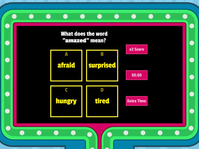 G6 Report 1 Vocab revision - Gameshow quiz