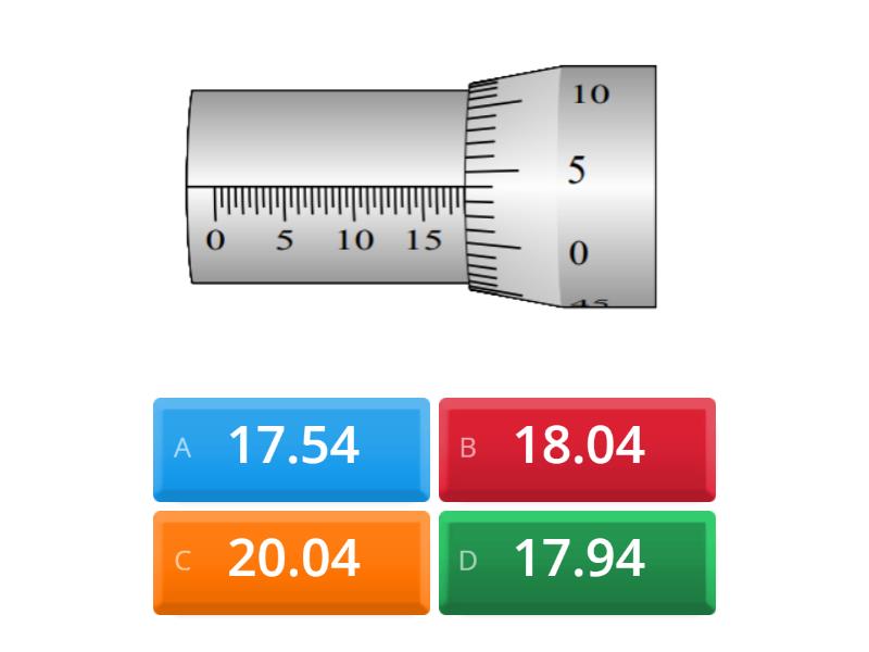 Metric Micrometer Quiz