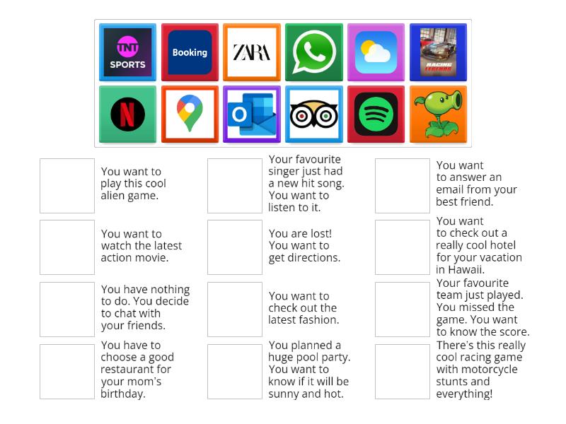 Apps and Use - Match up