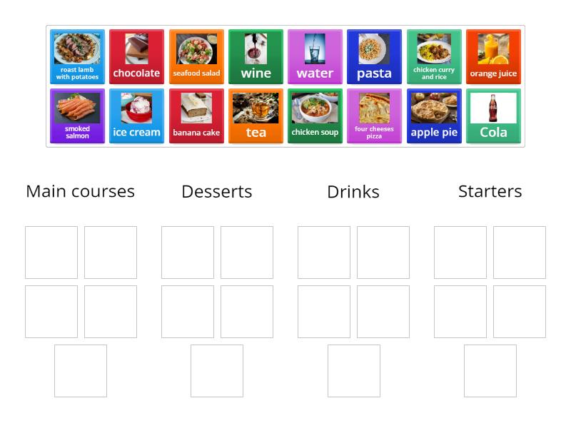 Menu 1 - Group sort