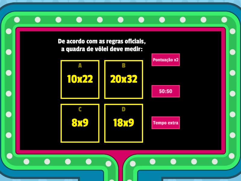 Regras Do Voleibol Gameshow Quiz