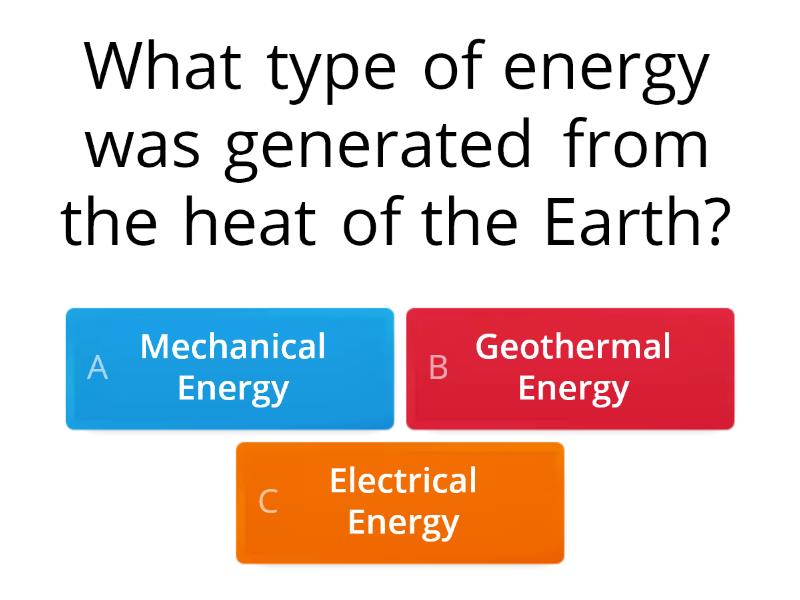 Geothermal Energy - Quiz