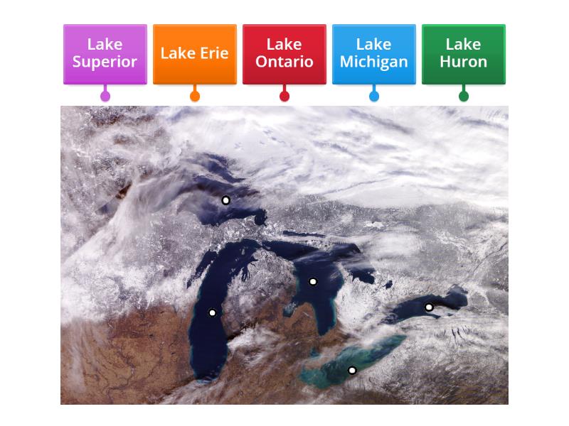 what four languages contributed to the names of the great lakes