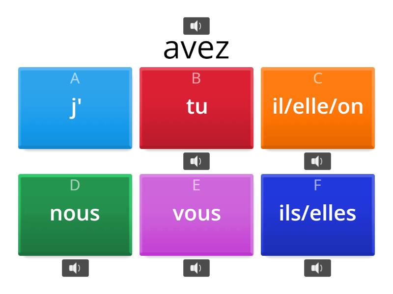 avoir - Quiz