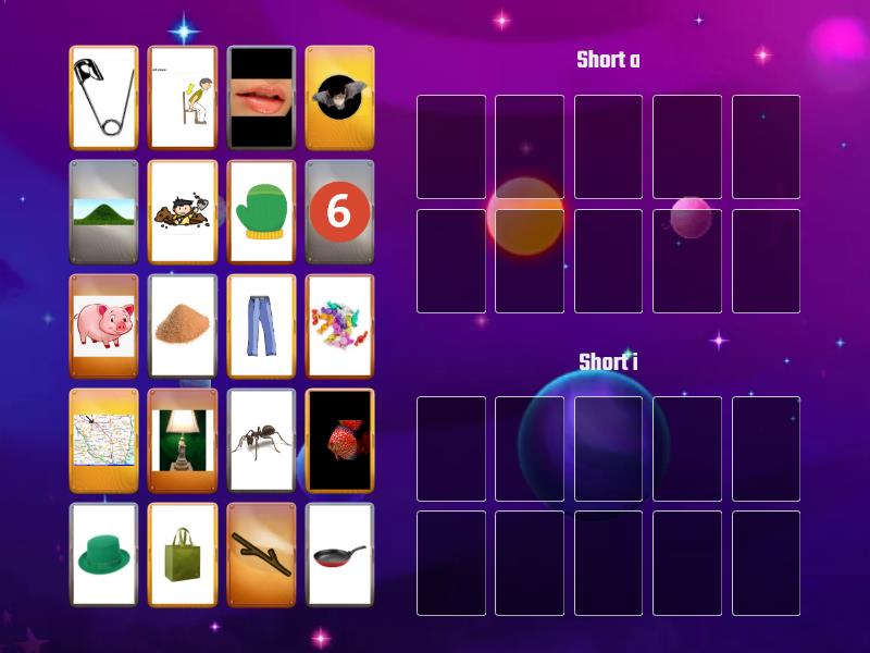 Short A and Short I - Group sort