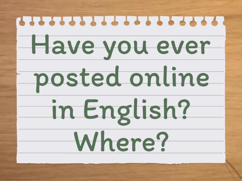 EF PI Unit 6C Review of verb forms - answer - Flash cards