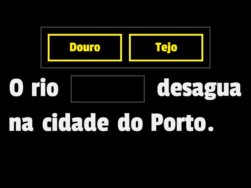 Os Rios De Portugal Complete A Frase