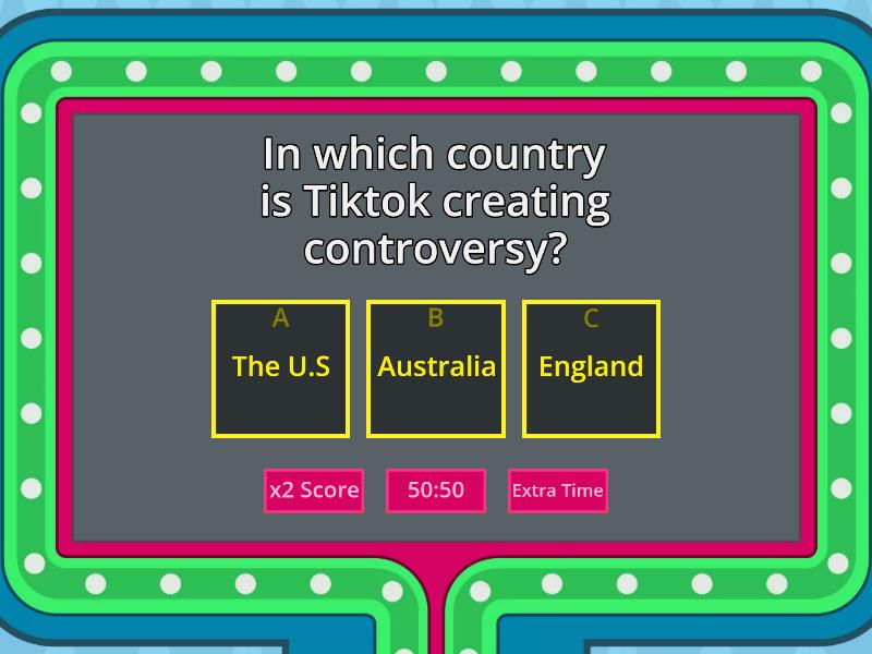 Tiktok - Gameshow quiz