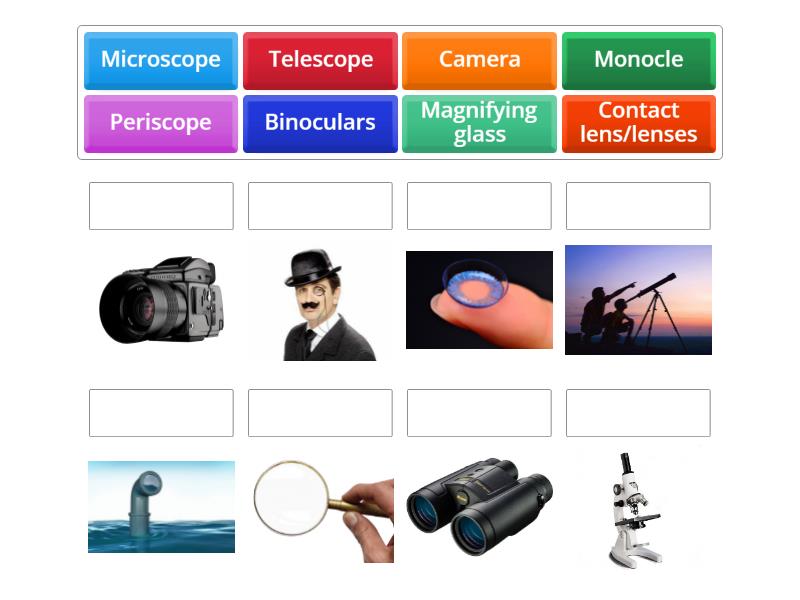 Types of Optical Instruments Match up