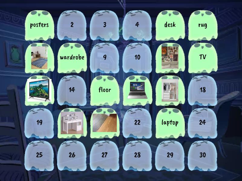 Objects in my room - Matching pairs