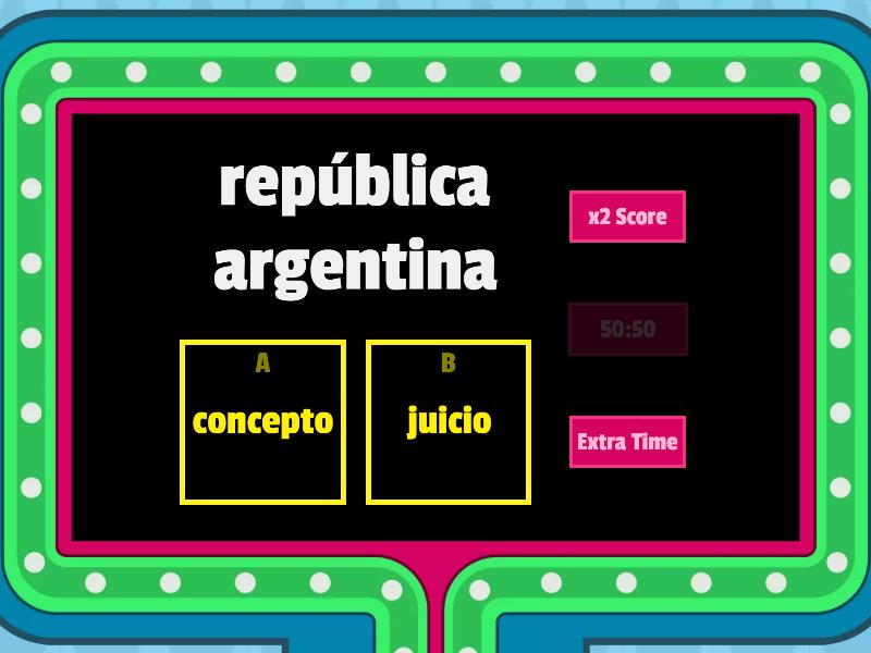 Estructuras Lógicas: CONCEPTO Y JUICIO - Concurso De Preguntas