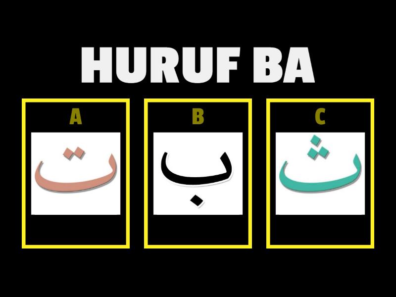 HURUF JAWI TUNGGAL 1I - Quiz
