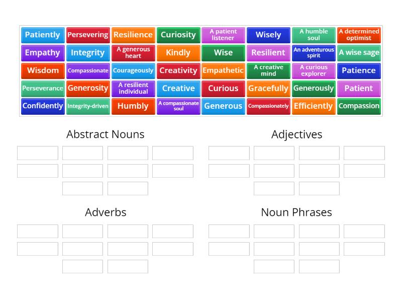 Word Sort - Group sort