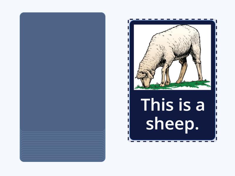Flashcards: Animals - Speaking cards